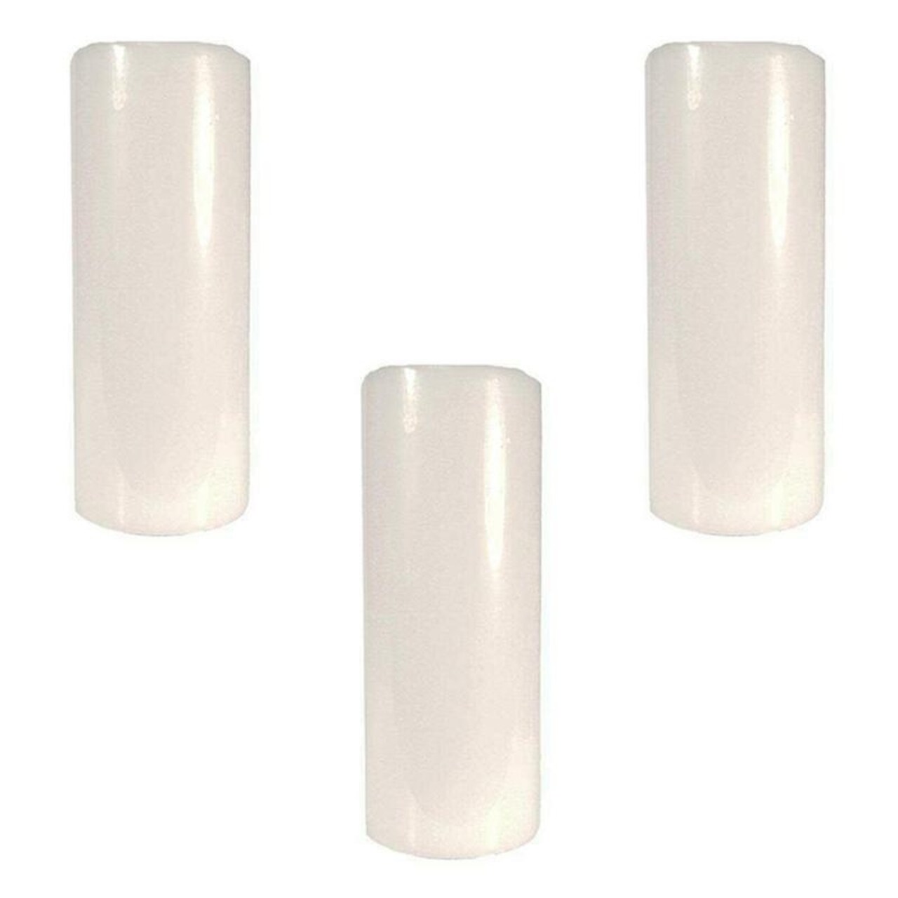 Candle-Lite Pillar Candle Unscented- White (2.88) (Pack of 3)